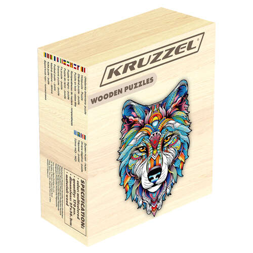 Dřevěné puzzle - Kruzzel 24552 puzzle