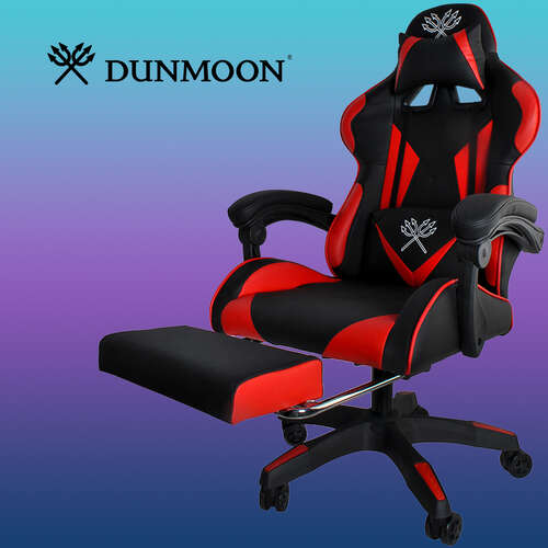 Herní židle - černo-červená Dunmoon