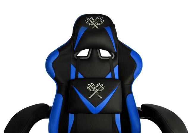 Herní židle - černo-modrá Dunmoon