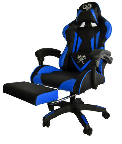 Herní židle - černo-modrá Dunmoon
