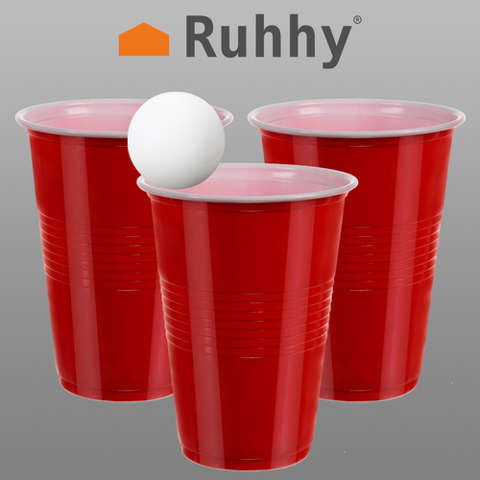 Hra Beer Pong - 50 šálků Ruhhy 21232