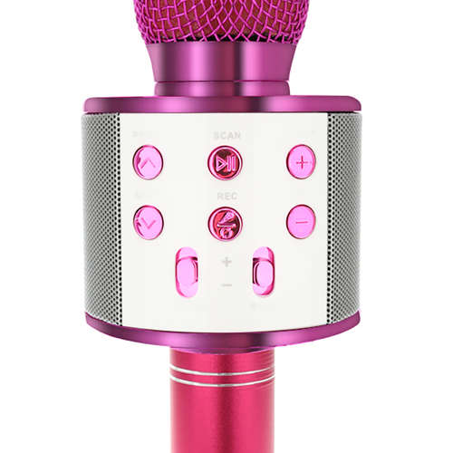 Karaoke mikrofon - růžový Izoxis 22191
