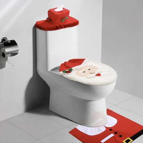 Koupelnový koberec - vánoční sada Ruhhy 22360