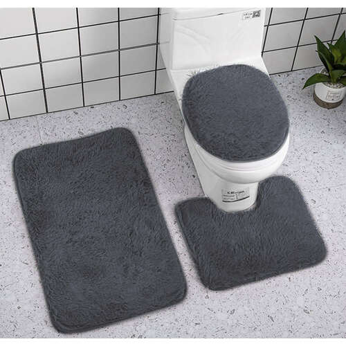 Koupelnový kobereček - sada - šedá Ruhhy 24353