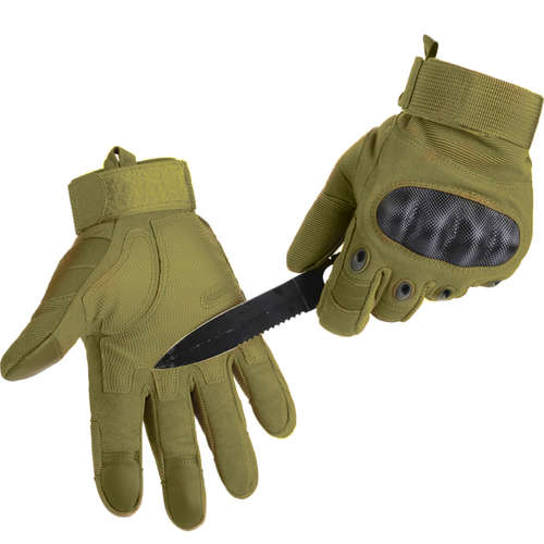 L-khaki taktické rukavice Trizand 21771