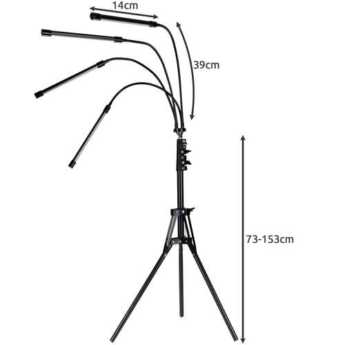 Lampa 20 LED 4 ks. pro růst rostlin Gardlov 19388