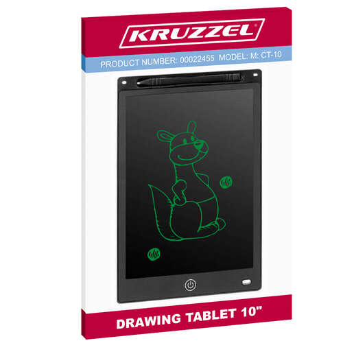 Tablet na kreslení 10&quot; černý XL KRUZZEL 22455