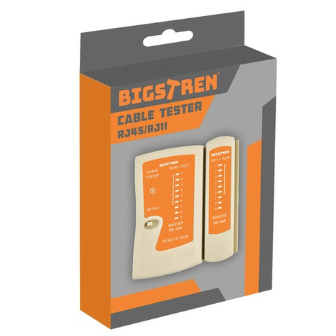 Tester kabelů Bigstren 22166 RJ45/RJ11