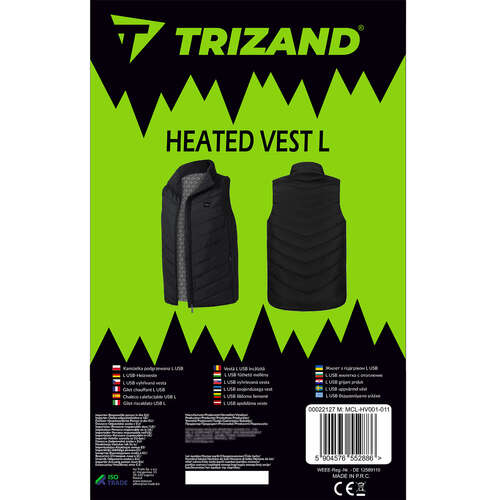 Vyhřívaná vesta L USB Trizand 22127