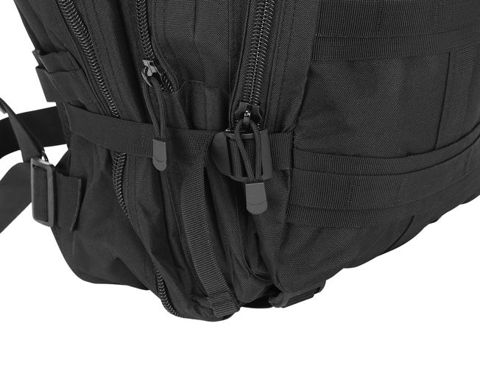XL vojenský batoh, černý