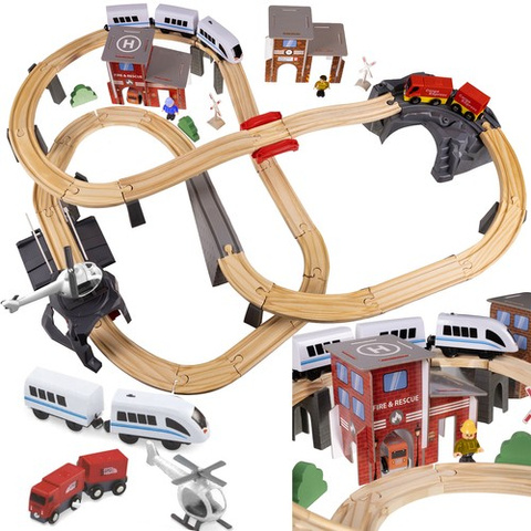 Holzeisenbahn Kruzzel Zug 22754 KATEGORIEN Kinder Spielzeugen