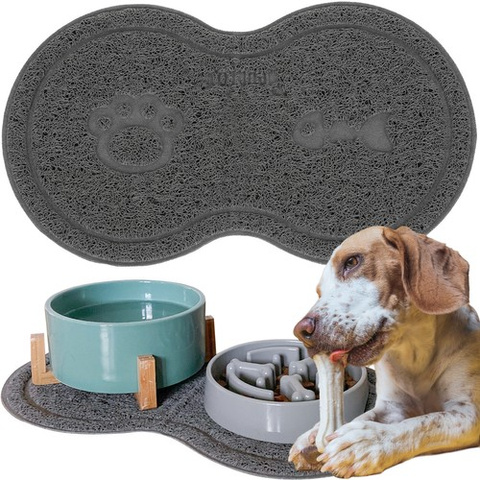 Mat for under dog bowls hotsell