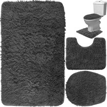 Bathroom rug - set - gray Ruhhy 22061