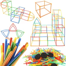 Blocks - straws - set of 238 pcs. 22416