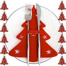 Cutlery case - Christmas trees, 12 pcs. Ruhhy 22304