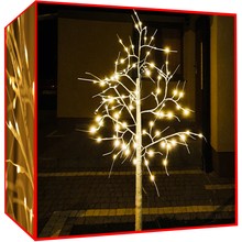 Decorative birch tree 180cm - LED lamps 31V