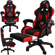 Gaming chair - black and red Dunmoon