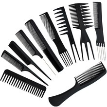 Hairdressing combs - set of 10 pcs