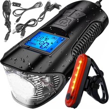 LED bicycle light with counter 23680