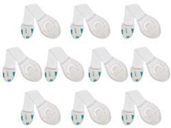 Security - lock for cabinets 10 pcs. White
