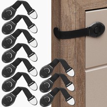 Security - lock for cabinets 10 pcs. black