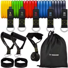 Set of exercise bands + accessories Trizand 22716