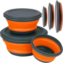 Silicone foldable bowls - 3 pcs. Ruhhy 20781