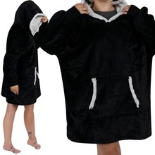 XXL sweatshirt - blanket black Ruhhy 24403