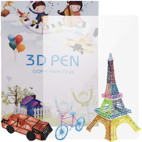 A book with templates for the Maaleo 22734 3D pen