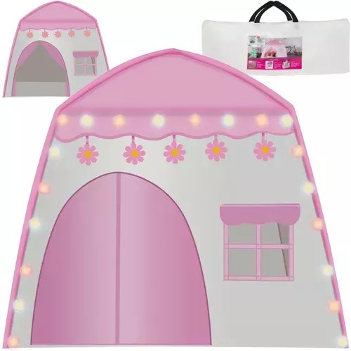 Children's tent HOUSE + lights 23472