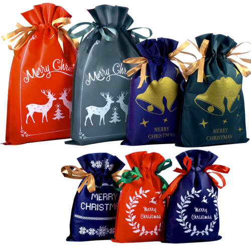 Christmas bags - set of 8 pcs. Ruhhy 22251