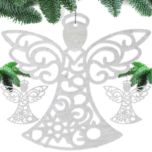 Christmas baubles/ tree pendants - angels - 3 pcs.