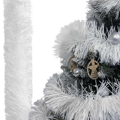 Christmas tree garland - white 6m Ruhhy 22307