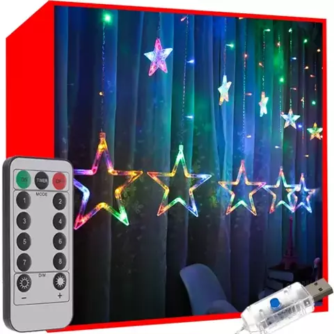 Light curtain 138 LED USB- multicolor KŚ19748