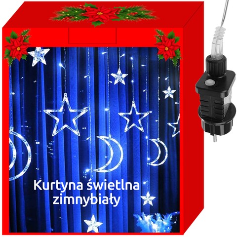 Light curtain 138LED - cold white 31V KŚ11330