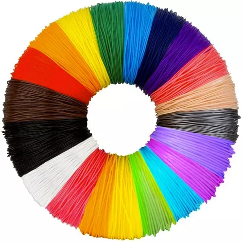 PLA 3D Filaments - 20pcs x 5m 19872