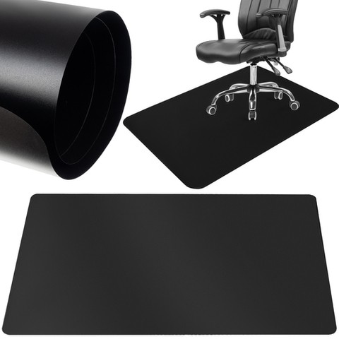 Protective chair mat 90x130cm RUHHY - black