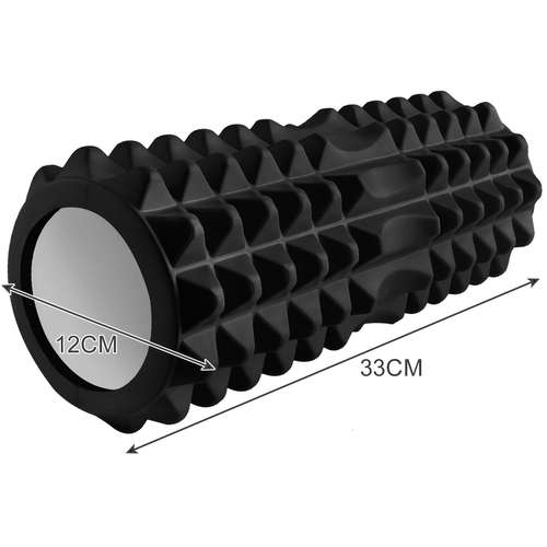 Yoga Foam Roller, (St-1432) 30Cm Black