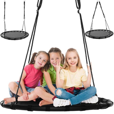 Stork&#39;s nest swing 100 cm black