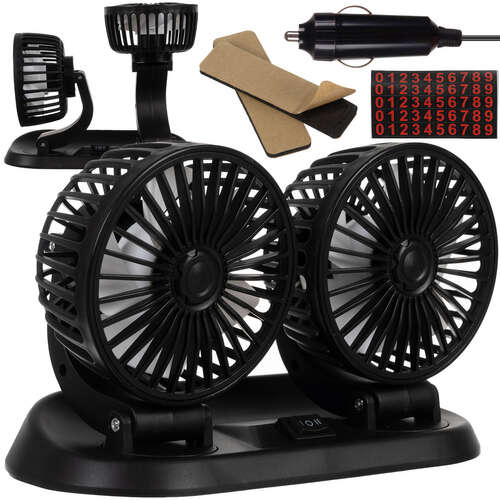 Xtrobb 23222 Double Car Fan