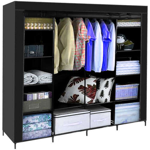 Armoire pliante en tissu 170x170cm Ruhhy 23740