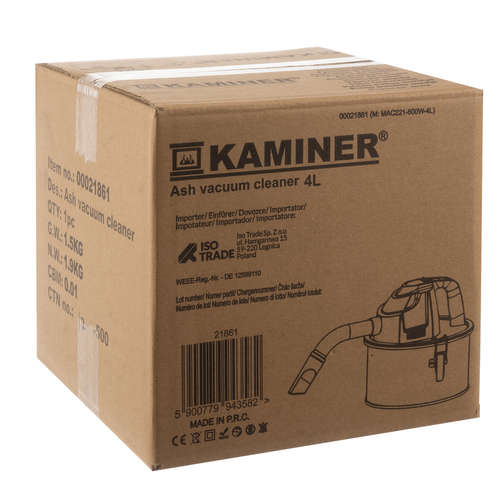 Aspirateur à cendres 4L Kaminer 21861