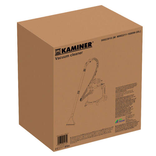 Aspirateur lave-linge 20L Kaminer 23918