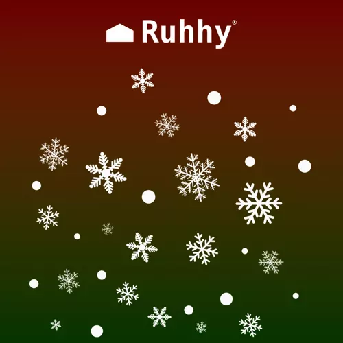 Autocollants de fenêtre de Noël Ruhhy 22359