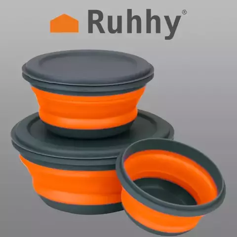 Bols pliants en silicone - 3 pièces Ruhhy 20781