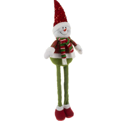 Bonhomme de neige de Noël - télescopique 95 cm Ruhhy 22331