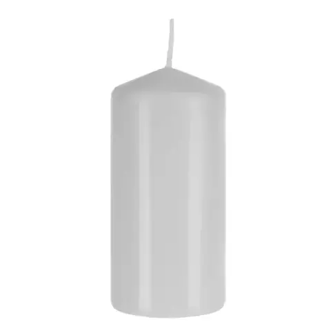 Bougie cylindrique blanche - lot de 8 