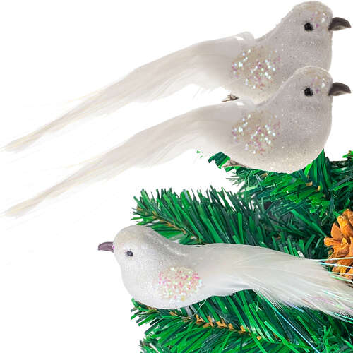 Boules de Noël - oiseaux 2 pcs. Ruhy 22338