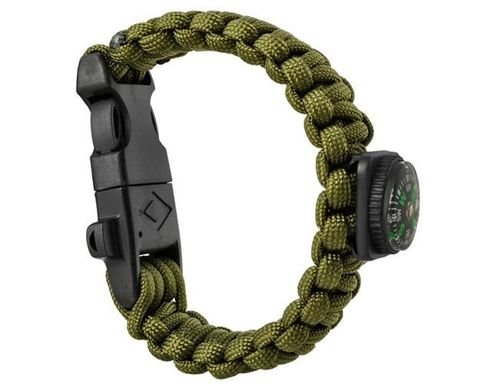 Bracelet SURVIE avec accessoires - vert