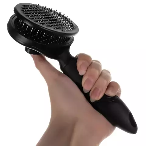 Brosse à fourrure autonettoyante